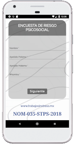 Aplicación de la encuesta NOM 035 online y/o presencial